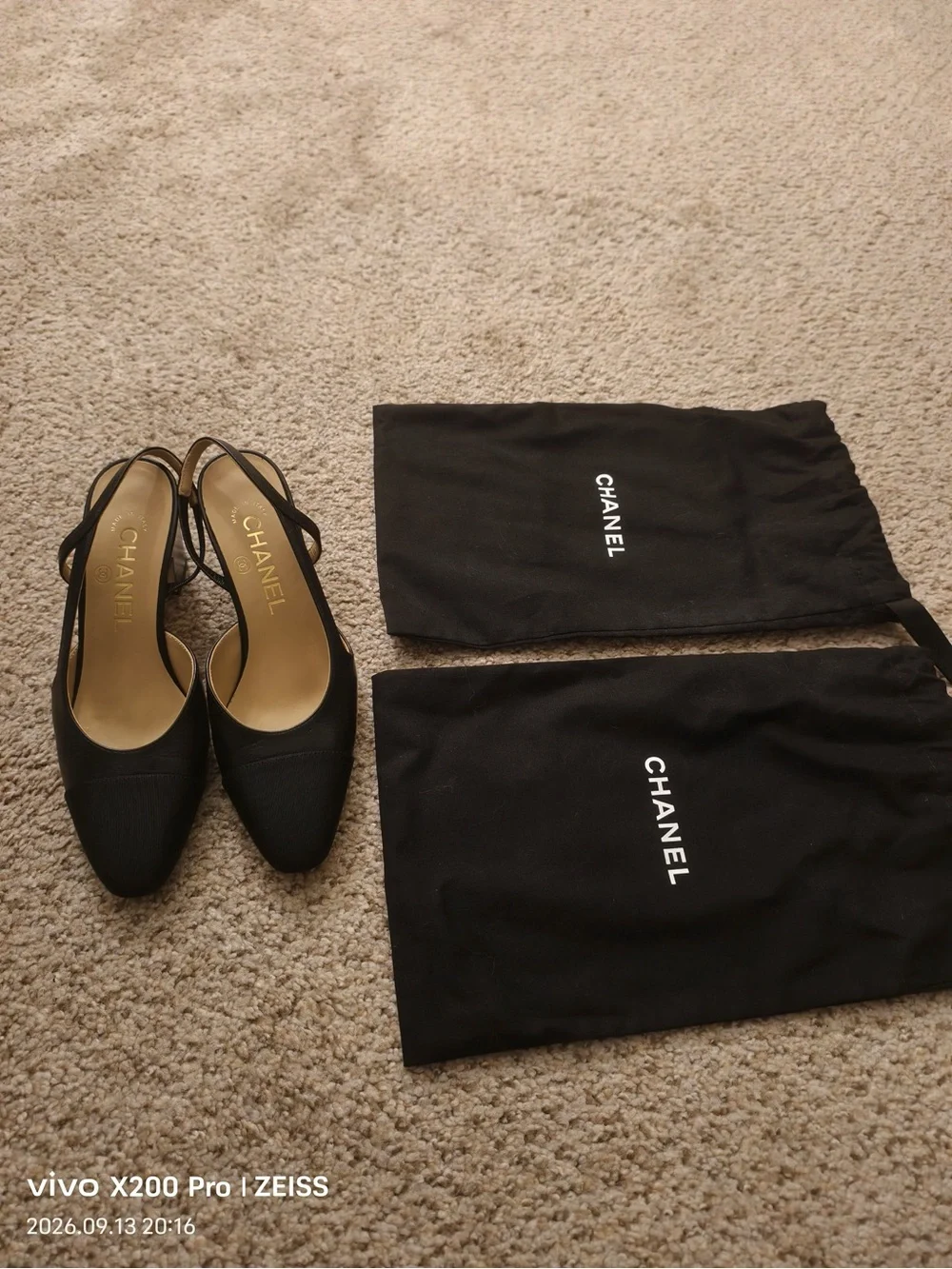 Chanel Slingback heels, size 35